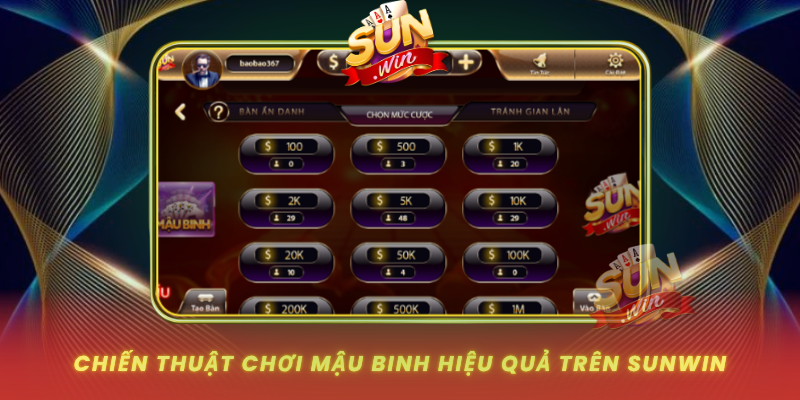 Khám Phá Mậu Binh – Đỉnh Cao Trải Nghiệm Bài Đổi Thưởng 2 Chien Thuat Choi Mau Binh Hieu Qua Tren Sunwin