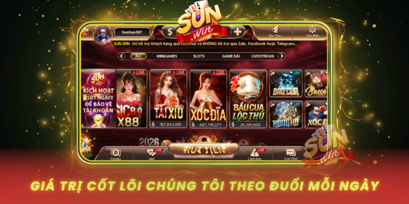 Về Chúng Tôi – Đội Ngũ Đứng Sau Cổng Game SUNWIN Uy Tín 2 Gia Tri Cot Loi Chung Toi Theo Duoi Moi Ngay