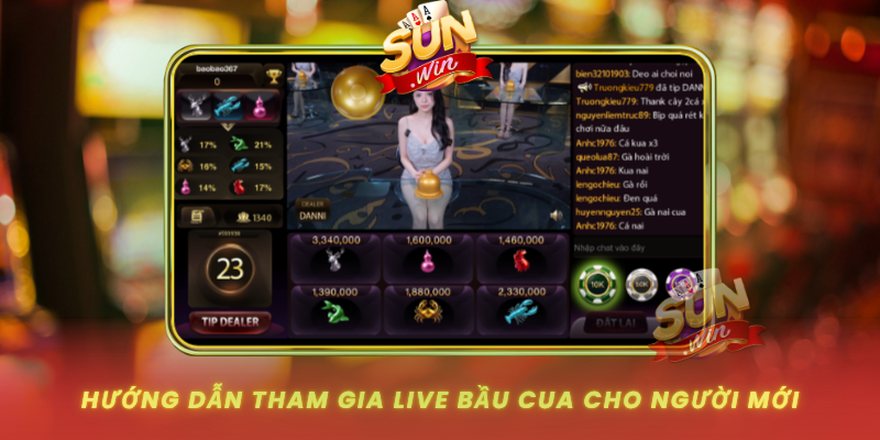 Khám Phá Live Bầu Cua – Trò Chơi Vàng Tại Cổng Game SUNWIN 2 Huong Dan Tham Gia Live Bau Cua Cho Nguoi Moi