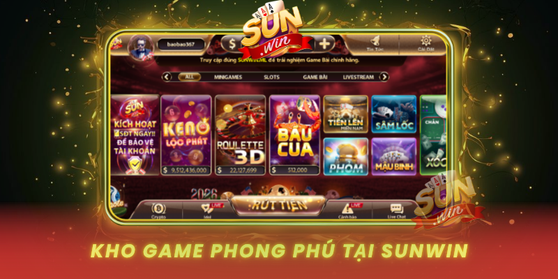 Kho Game Phong Phu Tai Sunwin