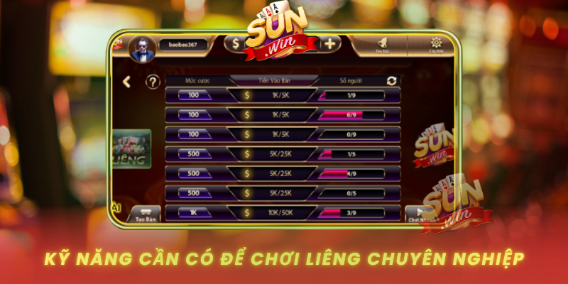 Liêng Tại SUNWIN – Trải Nghiệm Game Bài Kịch Tính Hấp Dẫn 2 Ky Nang Can Co De Choi Lieng Chuyen Nghiep
