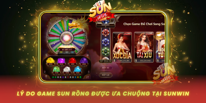 Game Sun Rồng – Hành Trình Chinh Phục Cổng Game Đỉnh Cao 3 Ly Do Game Sun Rong Duoc Ua Chuong Tai Sunwin