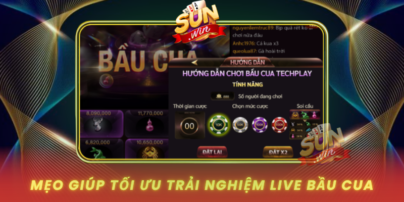 Khám Phá Live Bầu Cua – Trò Chơi Vàng Tại Cổng Game SUNWIN 3 Meo Giup Toi Uu Trai Nghiem Live Bau Cua