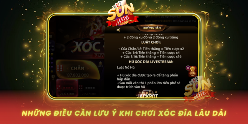 Trải Nghiệm Game Xóc Đĩa – Bí Kíp Chơi Thắng Lớn Tại SUNWIN 3 Nhung Dieu Can Luu Y Khi Choi Xoc Dia Lau Dai