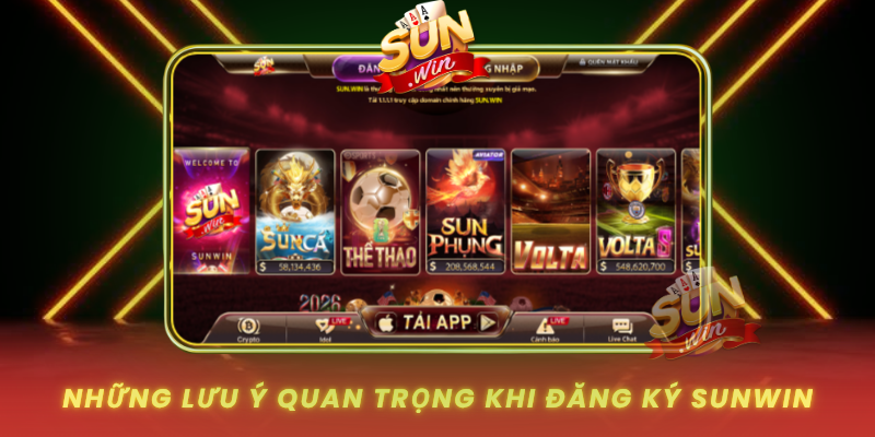 Nhung Luu Y Quan Trong Khi Dang Ky Sunwin