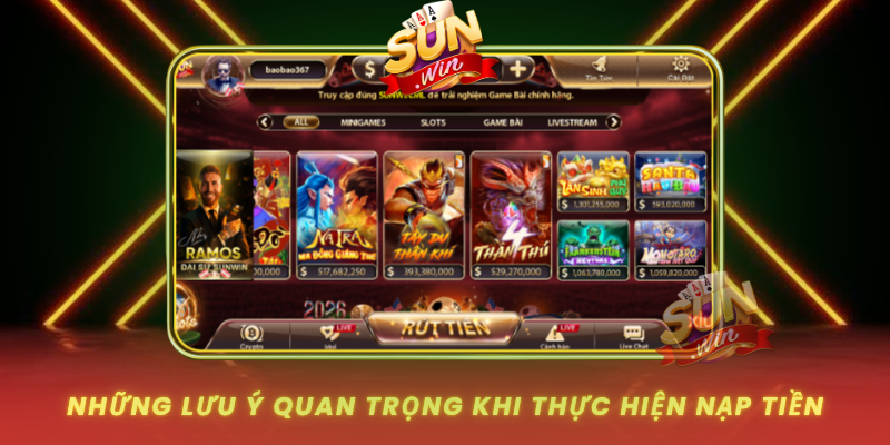 Nhung Luu Y Quan Trong Khi Thuc Hien Nap Tien