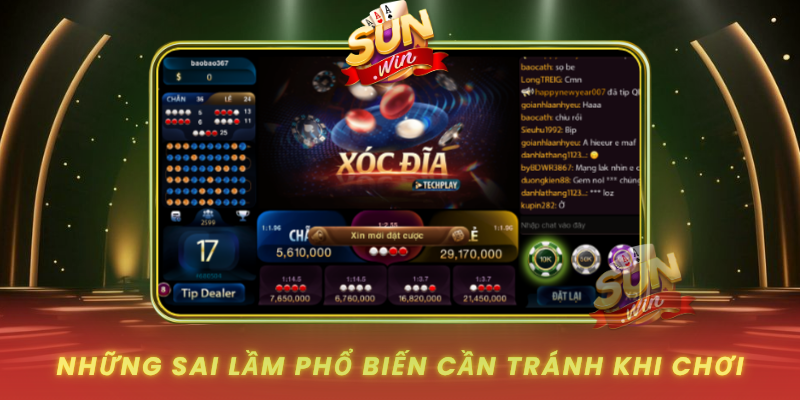 Live Xóc Đĩa – Sân Chơi Đổi Thưởng Hấp Dẫn Tại SUNWIN 2 Nhung Sai Lam Pho Bien Can Tranh Khi Choi